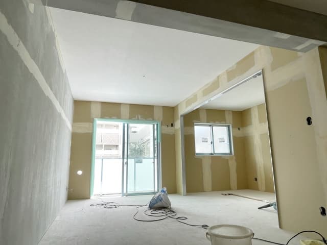戸建住宅のクロス施工